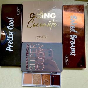 palettes Dose of Colors,ColorPop,ELF, highligher